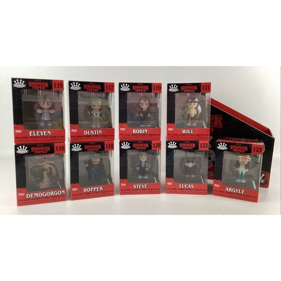 Stranger Things Funko Minis Netflix Vinyl Figures Season 4 Complete Set of 9 New - Picture 4 of 16
